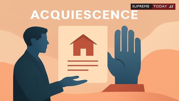Property Disputes and The Doctrine of Acquiescence: When Silence and Conduct Bar Legal Rights