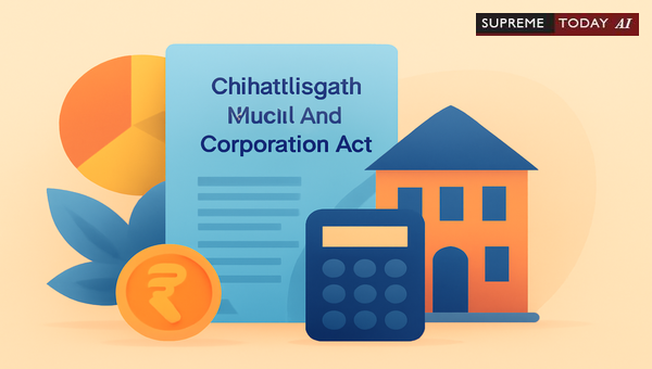 Property Tax Limitations and Procedural Safeguards under Chhattisgarh Municipal Corporation Act