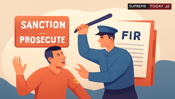 Prosecuting Police for Unprovoked Lathi Charge: FIR Registration and Promulgation Orders