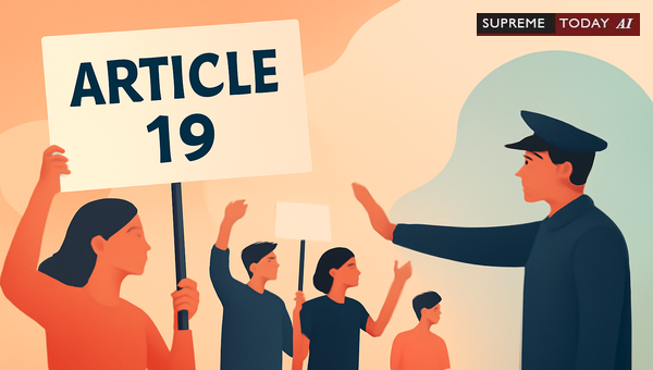 Article 19(1) Protections for Peaceful Protest and Reasonable Restrictions Under 19(2)