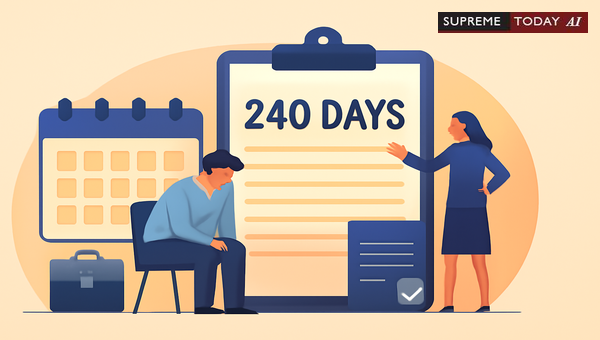 Proving 240 Days of Service for Retrenchment Protection Under Industrial Disputes Act