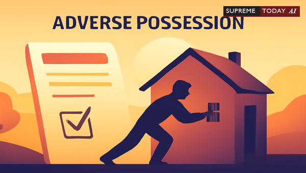 Proving Adverse Possession: Essential Legal Standards in Indian Property Disputes