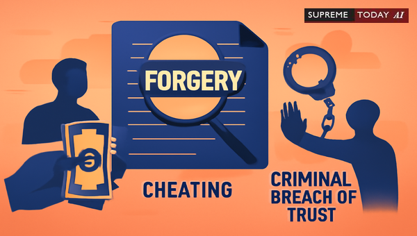 Proving Dishonest Intent in IPC 420, 406, 465, 468, and 471 Cheating and Forgery Cases