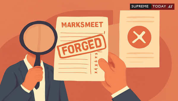 Evidentiary Standards for Proving Marksheet Forgery: Analyzing When Charges Are Not Proved