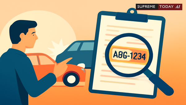 Proving Motor Accident Involvement Without Eyewitness Vehicle Number Identification