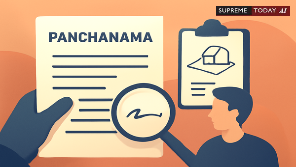 Proving Possession via Panchanama: Judicial Standards and Admissibility in Indian Law