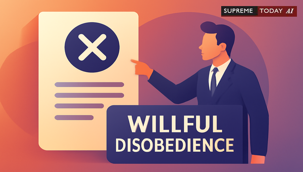 Proving Willful Disobedience Under Order 39 Rule 2A CPC for Injunction Violations