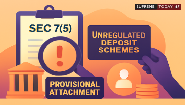 Provisional Attachment Under Section 7(3) of the BUDS Act: Thresholds and Judicial Scrutiny