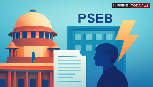 Supreme Court Jurisdictional Rules Regarding PSEB Electricity Billing and Supply Disputes