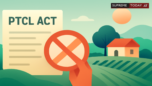 Does Non-Agricultural Conversion Terminate PTCL Act Protection for SC/ST Granted Land?
