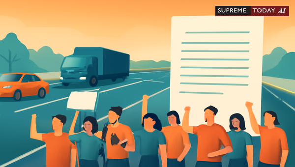 Legal Bar on Public Gatherings on State & National Highways?