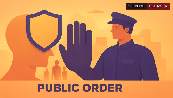 Supreme Court Interpretation of Public Order vs Law and Order in Preventive Detention Cases