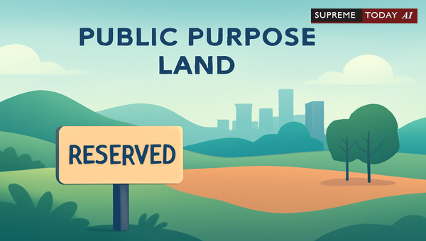 Public Purpose Land Restrictions on Conversion to Communal Use Under B.S.O. 15(4)(ii)