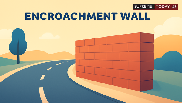 Adjudicating Legality of Wall Encroachments on Public Road Margins in India