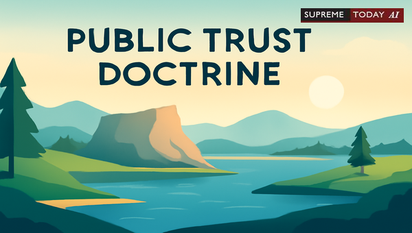 Public Trust Doctrine and the Judicial Expansion of Ecological Protection in India