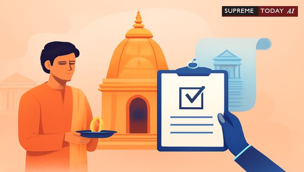 Public Trust Jurisdiction Over Temple Management: When Civil Courts Are Barred