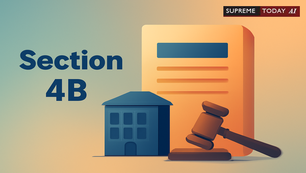 Judicial Analysis of Section 4B of the Punjab Package Deal Properties Disposal Act