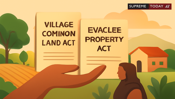 Punjab Village Common Lands Act Supremacy Over Evacuee Property Act for Shamlat Deh Vesting