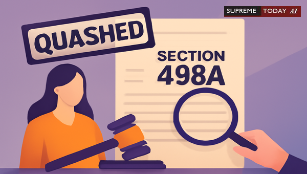 High Court Intervention and Grounds for Quashing 498A FIR Under Section 482 CrPC