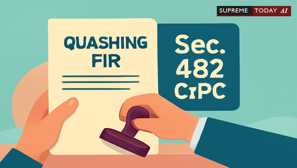 Quashing FIRs Under Section 482 CrPC: Judicial Criteria for Inherent Power Intervention