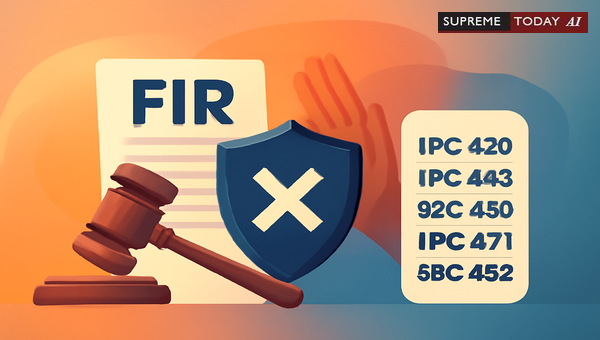 Quashing FIRs Under IPC 465, 468, 471, 420: Criteria for High Court Intervention via CrPC 482