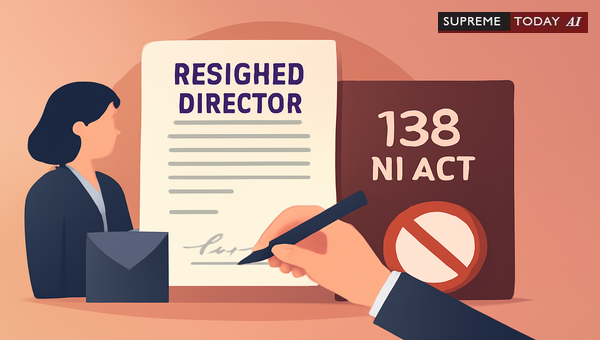 Quashing Section 138 NI Act Proceedings Against Resigned Directors: Judicial Standards