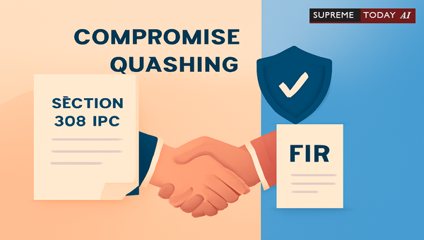 Can FIRs under Section 306 IPC for Abetment to Suicide Be Quashed via Compromise?