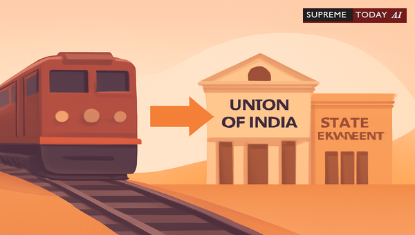 Does Railway Property Vest in the Union of India? Addressing State Handover Restrictions