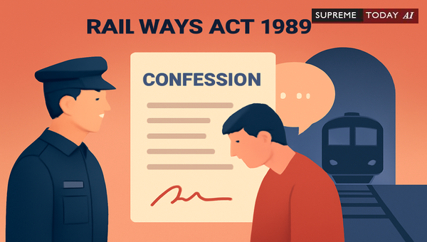 Admissibility and Procedural Requirements for Confessional Statements Under Railways Act 1989