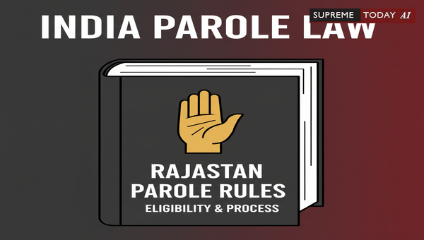 Rajasthan Prisoners Release on Parole Rules 1958 Eligibility and Application Procedures