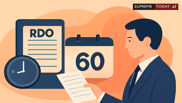 Limitation Period for RDO Orders in India: Challenging Appeals and Revenue Disputes Beyond 60 Days