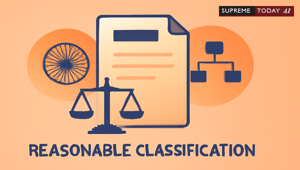 Standards of Reasonable Classification and Judicial Review Under Article 14