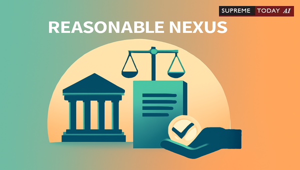 Reasonable Nexus Doctrine Requirements Under Article 19(6) of the Indian Constitution