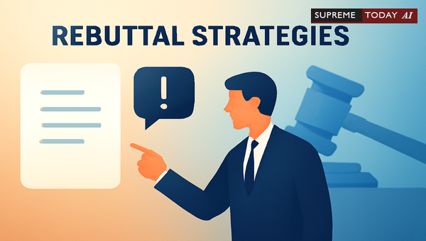 Strategy for Rebutting Opposing Legal Arguments and Evidence in Civil Litigation Cases