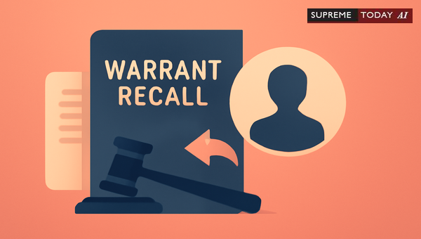 Recalling Arrest Warrants in Absence of Accused: Jurisdictional and Procedural Constraints