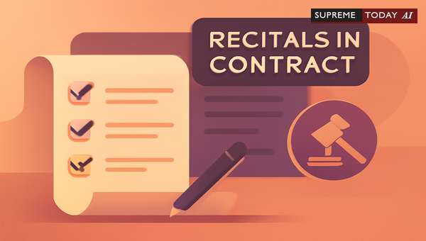 Do Recitals Bind Parties? Why Operative Clauses Override Preliminary Contract Statements