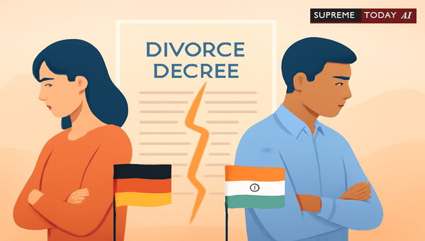Recognizing a German Divorce Decree Under Section 13 of the Code of Civil Procedure in India