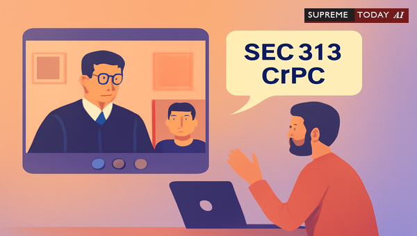 Recording Accused Statement Under Section 313 CrPC via Video Conferencing in India