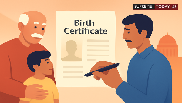 Recording Adoptive Grandfather As Father On Birth Certificates & Official Indian Records
