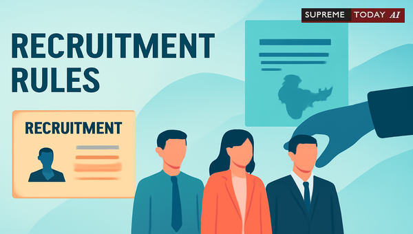 When Recruitment Notification Rules Violate Article 309 and Articles 14 & 16 of the Constitution