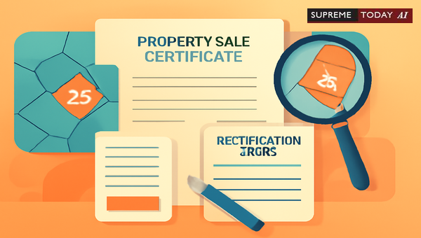 Rectifying Missing Block & Resurvey Numbers in Property Sale Certificates for Land Title Accuracy