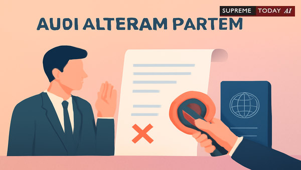 Does Refusing Notice Preclude Audi Alteram Partem? Supreme Court Jurisprudence Analyzed