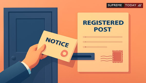 Validity of Registered Post Notices Returned as Door Locked under Indian Law