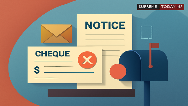 Registered Post Notice Service and Presumption of Dishonour in Section 138 NI Act Cases