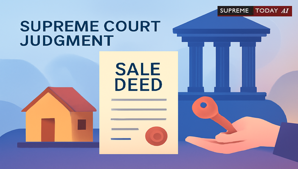 Registration of Sale Deed Does Not Constitute Automatic Transfer of Property Ownership