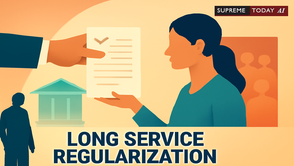 Legality of Regularizing Illegal Public Appointments Based on Length of Service in India