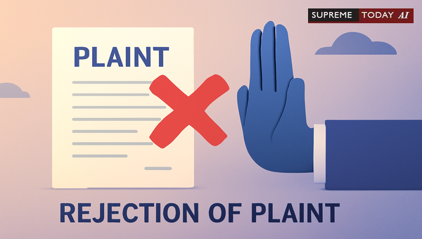 The Irrelevance of Plaintiff Rebuttals in Plaint Rejection Under Order VII Rule 11 CPC