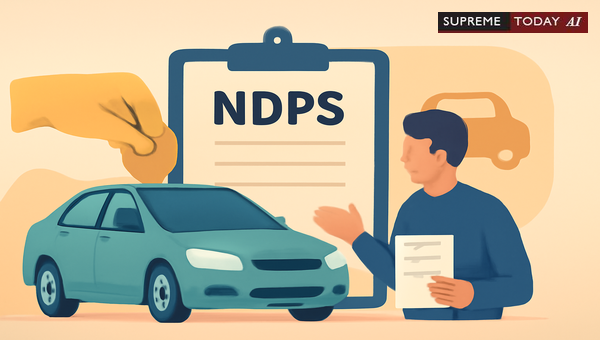 Release of Seized Vehicles in NDPS Act Cases for Non-Accused Registered Owners