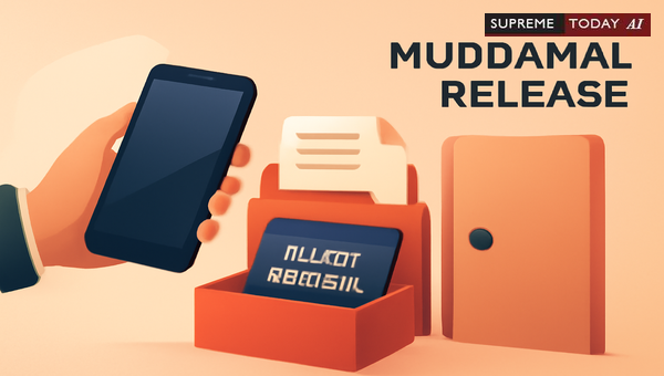 Can Seized Muddamal Mobile Containing Illicit Material Be Released During Investigation?