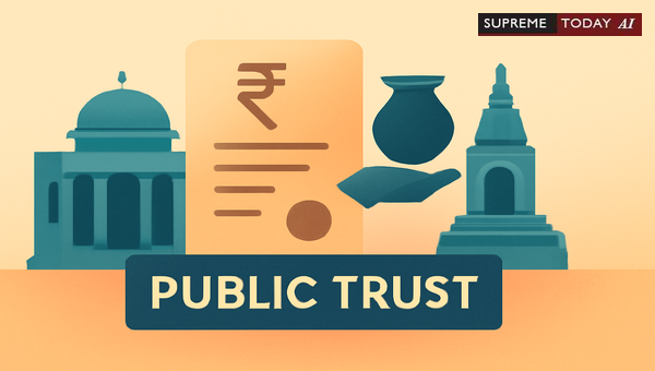 Do Registered Religious and Charitable Educational Minority Societies Qualify as Public Trusts?